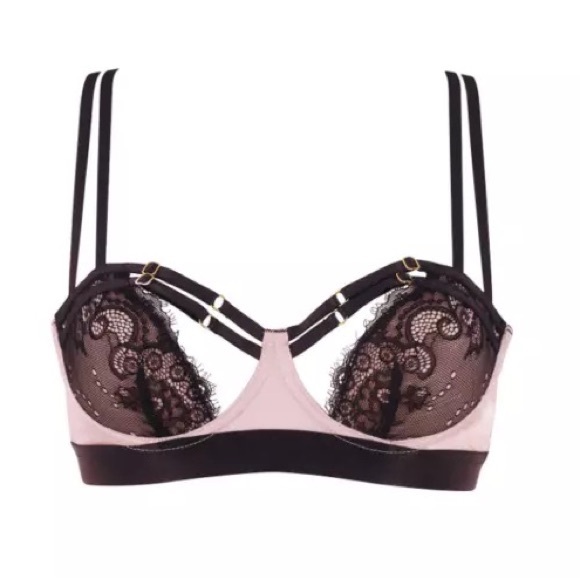 ✨ Bluebella Amira Rose Dust & Black Bra ✨ NEW! ✨ 36B US/UK - Picture 7 of 13